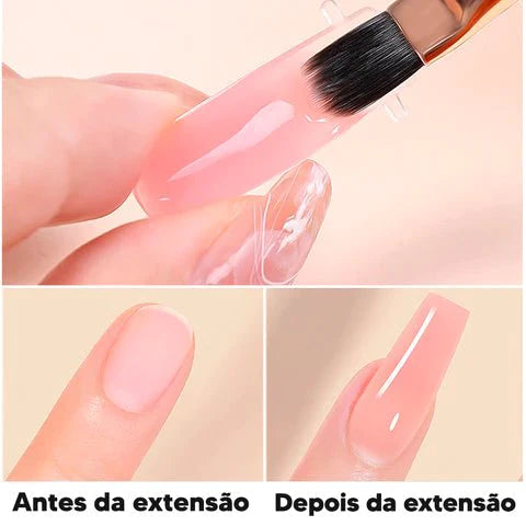 Fancy Nail - KIT PolyGel para Unhas de Salão sem Sair de Casa