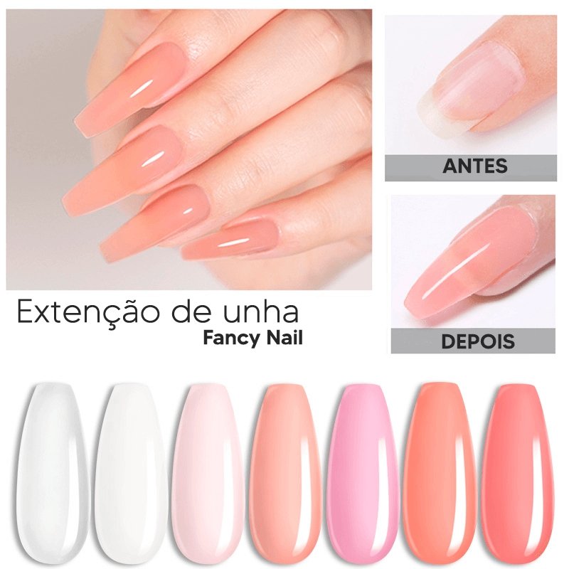 Fancy Nail - KIT PolyGel para Unhas de Salão sem Sair de Casa